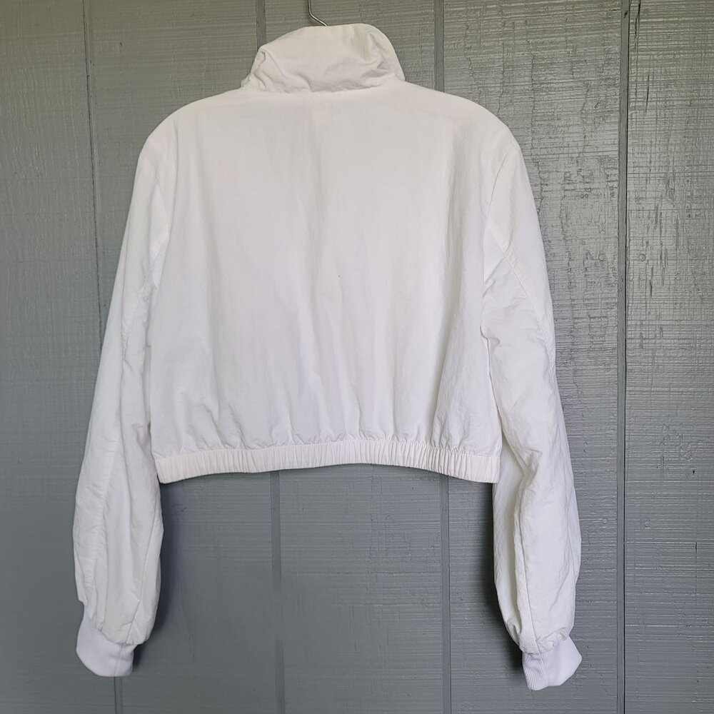 Reebok Gigi Hadid Geometric Print Long-Sleeve Cropped Jacket. Size XS - Picture 6 of 10